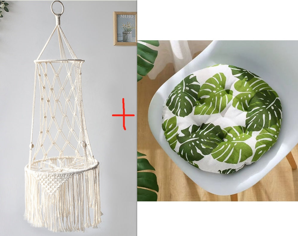 Macrame Hanging Pet Bed Macrame Cat Hammock Wall