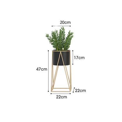 Home Minimalist Iron Flower Rack Shelves