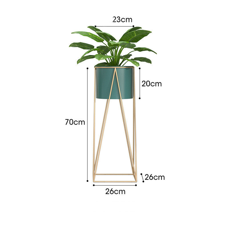 Home Minimalist Iron Flower Rack Shelves