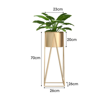 Home Minimalist Iron Flower Rack Shelves