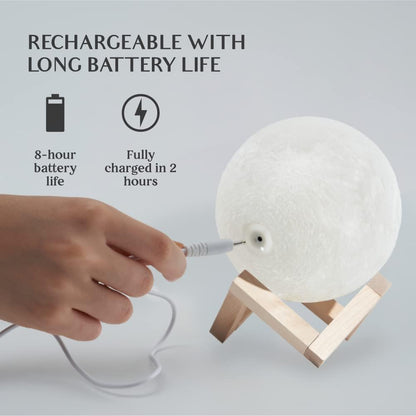 16-Color Lamp With Stand And Remote, Moon Lamp