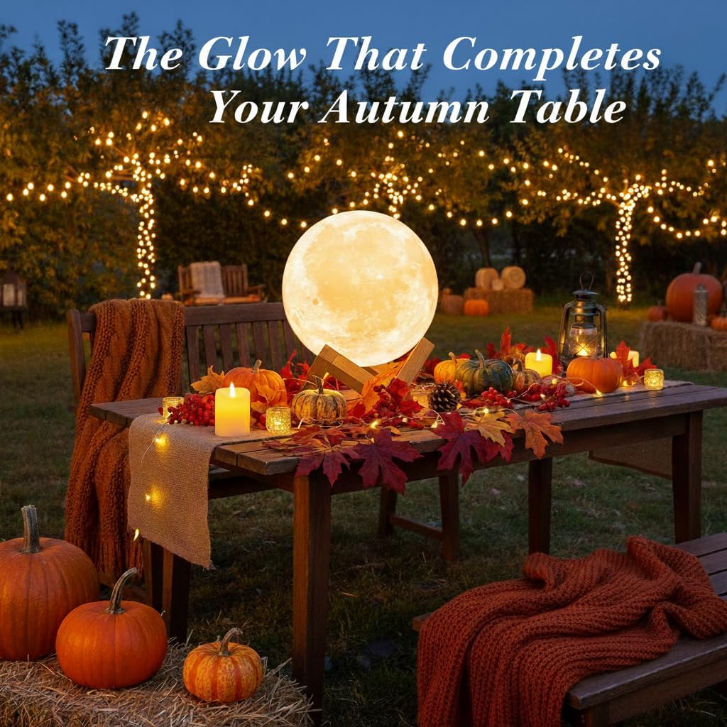 16-Color Lamp With Stand And Remote, Moon Lamp