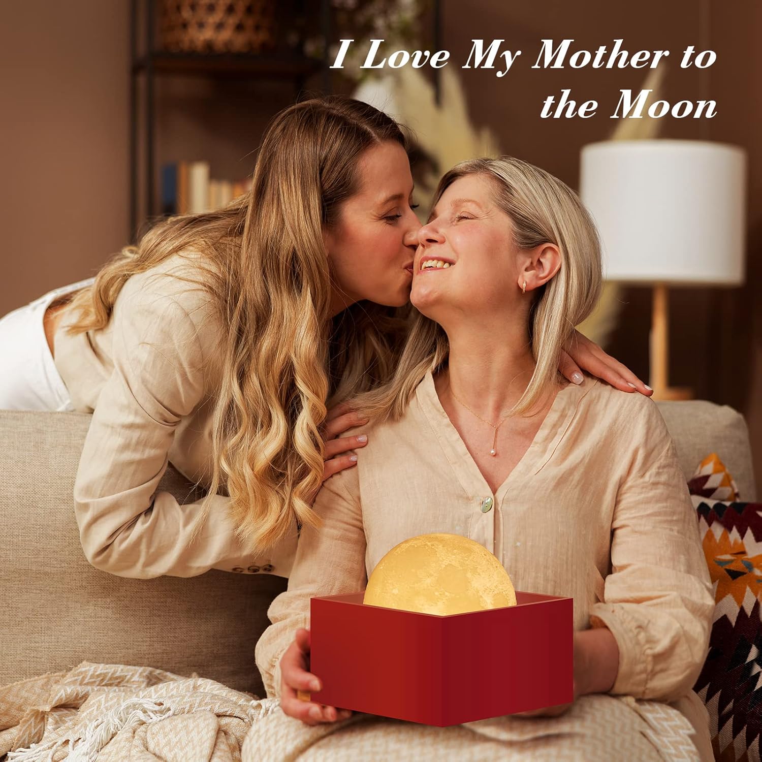 16-Color Lamp With Stand And Remote, Moon Lamp