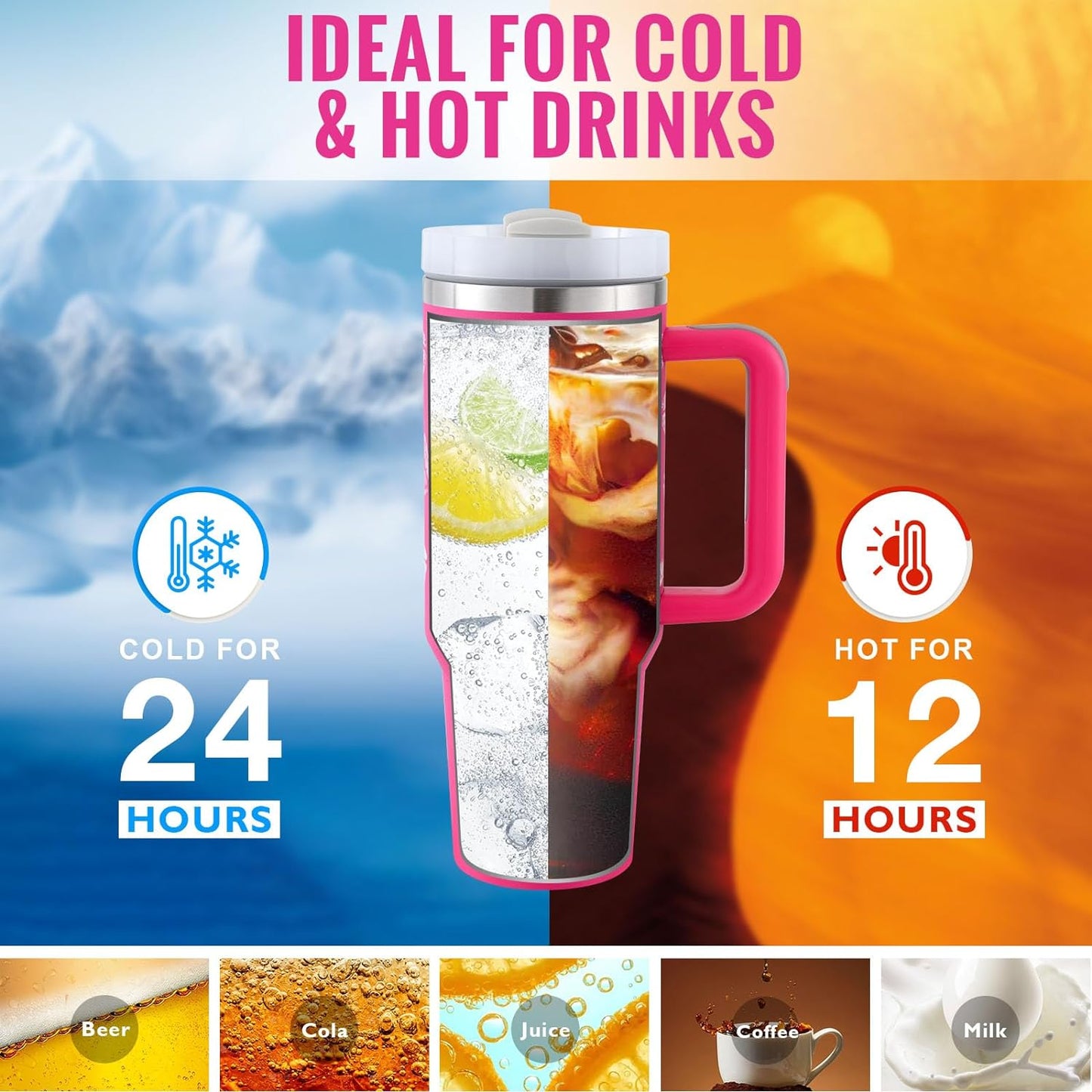Stainless Steel Spill Proof Vacuum Coffee Cup, water bottle